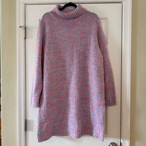 Pink Lily Pink and Purple Knit Dress